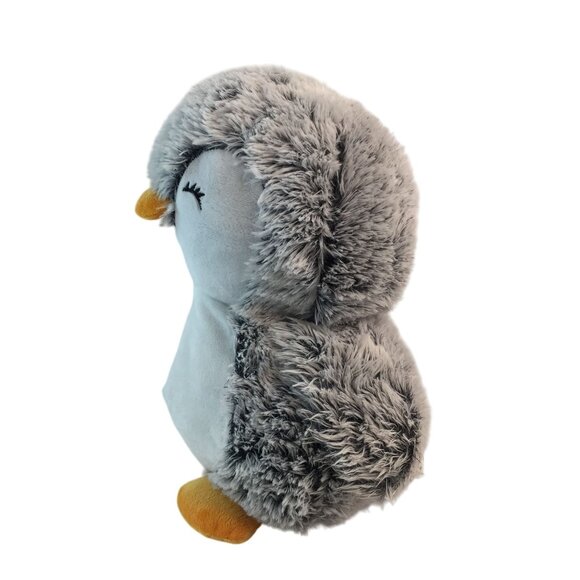 Ideal Toys Penguin Plush 14" Stuffed Animal Toy Frosted Fur Winking Eye - Picture 2 of 6